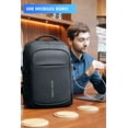 thumbnail image 5 of Anti-Thief Fashion Men Backpack Multifunctional Waterproof 15.6 inch Laptop Bag Man USB Charging Travel Bag (3.0Black), 5 of 5