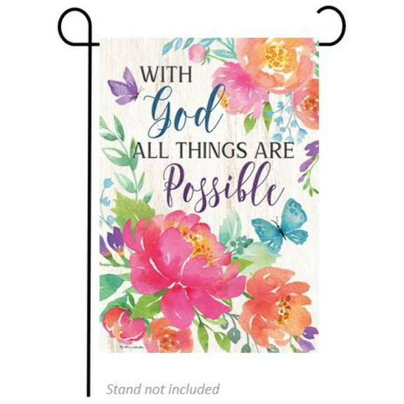 With God 4542 Decorative Flag