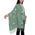 thumbnail image 3 of Rateoe Veterinary Clinics Women's Traditional Scarf Wrap Tassel Shawl Fringes Neck Head Shawl Retro Scarf, 3 of 8