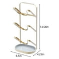 thumbnail image 3 of Kitchen Organizers and Storage Lid Stand Lid Organizer Pot Lid Rack Holder For Utensils In Kitchen Cabinet Spatula Rack,Cutting Boards,Spoon Storage Gold Pot Lid Spatula Rack Kitchen Multi-l, 3 of 5