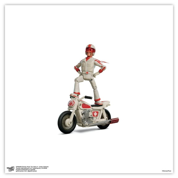 Gallery Pops Disney Pixar Toy Story 4 - Duke Caboom Wall Art, Unframed Version, 12" x 12"