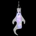 thumbnail image 3 of Jinsinto Halloween Ghost Windsocks With Led Light, Outdoor Spooky Hanging Flag, 3 of 5