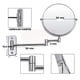 thumbnail image 4 of Espejo Baño Pared ESATTO 20 Cms Lupa Aumento Giratorio AC-044, 4 of 4