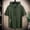 #Army Green, variant on DPTALR Men's Casual Solid Color Hooded Breathable Short Sleeve T-shirt,Blue, S