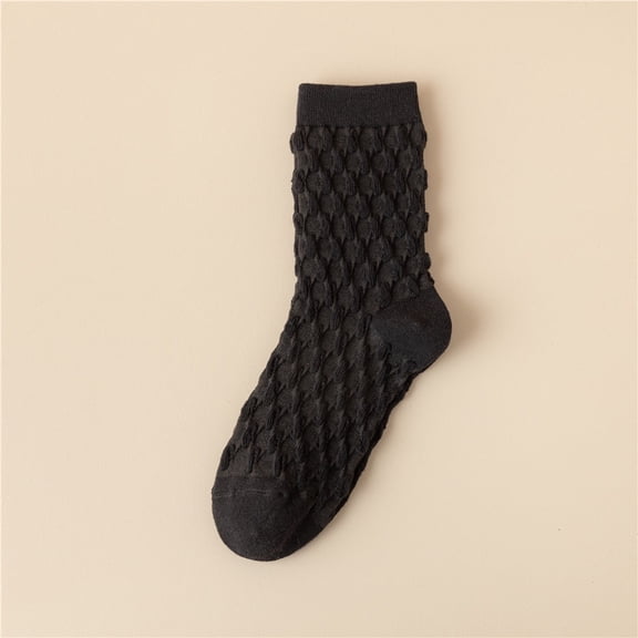Black Socks for Womens Socks Candy Colors Socks Colorful Lightweight Cotton Athletic Socks on Sale Clearance