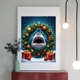thumbnail image 2 of Diamond Art Kit for Adults, Festive Shark Wreath With Gifts Diamond Painting for Adults Beginners, 5D DIY Diamond Art Painting Kits, Colorful Diamond Painting Craft for Home Decor 12x16, 2 of 7