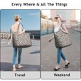 thumbnail image 5 of Cheetah Print Travel Tote Bag Weekender Featuring Romantic Leopard Pattern, Classic Animal Design, Large Capacity for Stylish Trips, 5 of 5