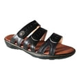 thumbnail image 2 of AXXD Women Sandals Black Flat Summer Beach Orthopedic Mothers Day, 2 of 4