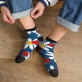thumbnail image 3 of Naloa Daisies With Ladybugs Ankle Socks for Women Non Slip Socks No Show Socks Classic Low Cut Casual Socks Casual Socks, 3 of 7