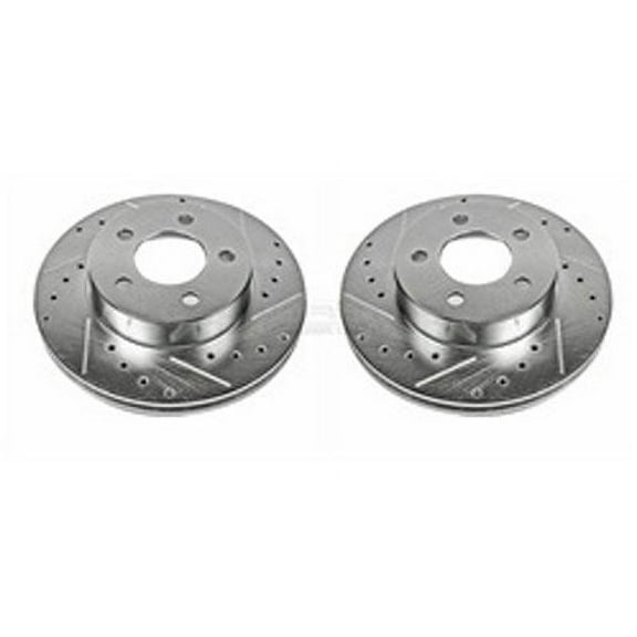 Powerstop AR8554XPR PSBAR8554XPR EVOLUTION DRILLED & SLOTTED ROTORS