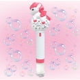 thumbnail image 3 of 2 PCS Magical Unicorn Bubble Wand  Fun Outdoor Toy for Kids, Light & Sound  Ages 3+ 2 bubble solution bottle Batteries Included, 3 of 6