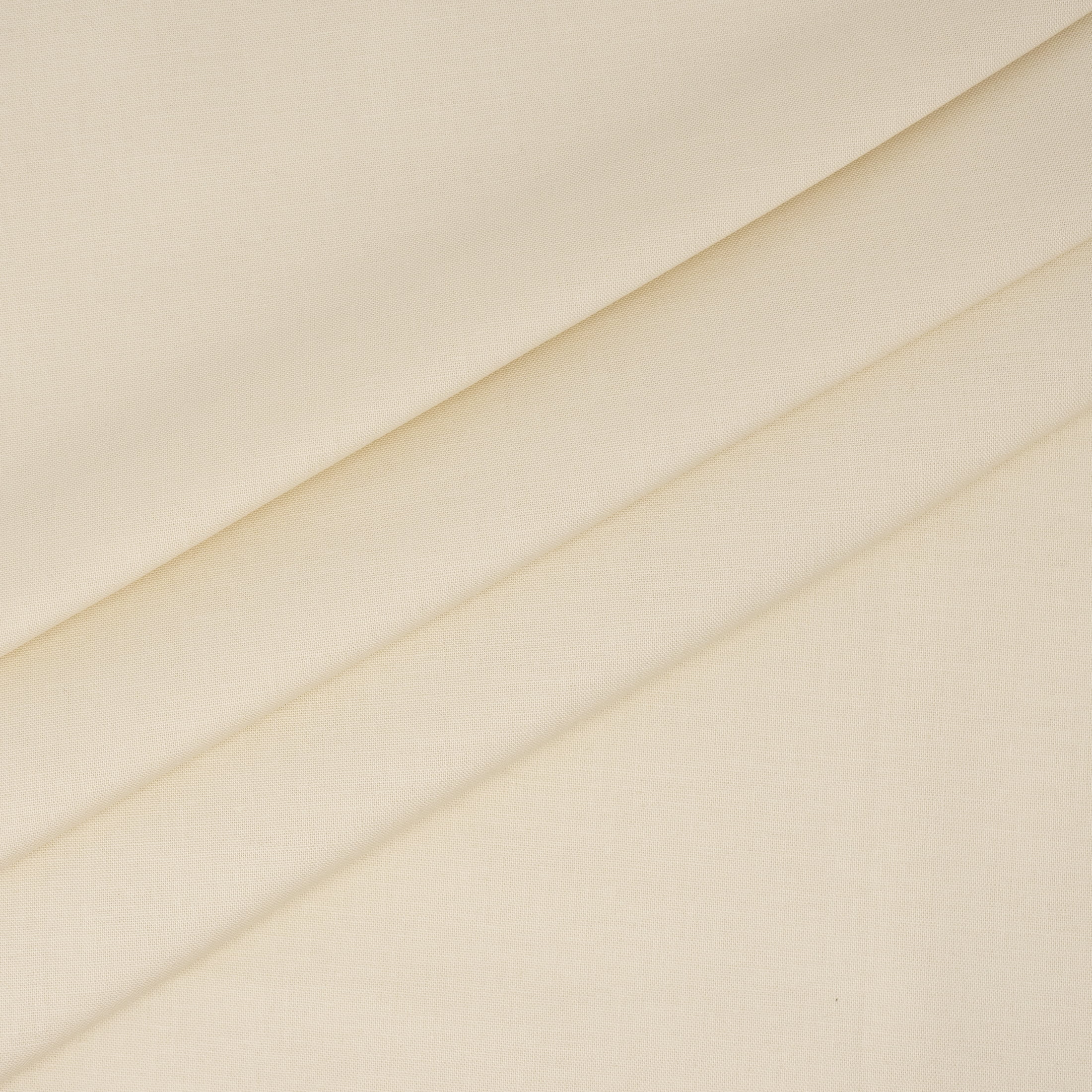 Waverly Inspirations 1 Yard Cut 100% Cotton Solid Fabric Solid Off-White 44" Wide for Quilting & Sewing
