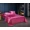 Pink, variant on Huba Homes Virah Bella Silky Sheets, 4-Piece Sheet Set: Fitted, Flat, 2 Pillowcases-king