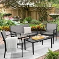 Devoko 4 Pieces Patio Furniture Outdoor furniture Outdoor Patio