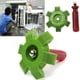 thumbnail image 2 of Juego De 2 Cepillos Y Peines De Limpieza De Aletas De Condensador De Aire Acondicionado Lim Tomshoo  1 peine de aleta verde y 1 peine de aleta SS, 2 of 7