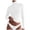 White, variant on Women's Slim Fit Long Sleeve Turtleneck Crop Top Basic Fitted T-Shirt for Winter Layering and Going Out Oversized T-shirts Short Sleeve Crewneck Casual Tops