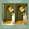 thumbnail image 5 of COFEST Three-speed Eye Protection Desk Lamp for Studying， USB Dormitory Student Homework Eye Protection Desk Lamp， Rechargeable Dormitory Bedside Reading Lamp Yellow, 5 of 7