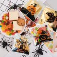 160 Pcs Halloween Cellophane Clear Treat Bags Self Adhesive Candy