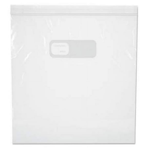 Boardwalk Reclosable Food Storage Bags, 1 gal, 2.7 mil, 10.5" x 11", Clear, 250/Box (1GALFZRBAG)