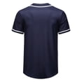 thumbnail image 4 of Birdeem Chemises pour Hommes Chemise Décontractée à Manches Courtes Patchwork de Baseball avec Boutons, 4 of 12