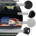 thumbnail image 6 of XYZCANDO Bohemian Floral Cargo Liner 29" x 39", Easy Clean Universal Trunk Protection, All Weather Non-Slip Polyester Trunk Carpet for SUVs, 6 of 7