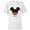 White, variant on Disney Mickey Mouse Red Shorts Icon Hijo Familia Spanish- Short Sleeve T-Shirt for Kids - Customized-White