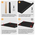 thumbnail image 4 of GPED Office Chair Mat for Carpet, 36" x 48" Rectangle Carpet Protector Mat, Sturdy Carpet Chair Mat with Studs for Office, Home and Gaming Floor（Black）, 4 of 8