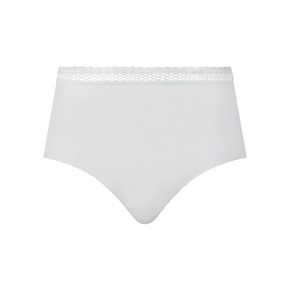 Chantelle Culotte Taille Femme - Chic Douillette, invisible, Respirante Blanche TG (Très Grande)
