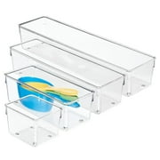 InterDesign 52830 Linus Drawer Organizer, 4 x 8 x 3, Clear