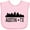 AD-Pink, variant on Inktastic Austin Texas Skyline Silhouette Tx City Boys or Girls Baby Bib
