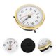 thumbnail image 2 of Reloj redondo con números arábigos, movimiento de cuarzo silencioso, cabezal de repuesto de 65 mm para proyectos de modernización de relojes de pared vintage., 2 of 7