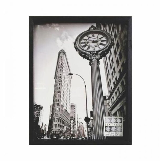 Sixtrees WD238114 11 x 14 in. Peyton Black Frame