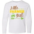 thumbnail image 3 of Inktastic Little Farmer Girl Long Sleeve Youth T-Shirt, 3 of 5