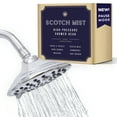 thumbnail image 3 of Winthorpe Scotch Mist Shower Head - 6 Settings, High Pressure, Low Flow Rate, Pause Mode, 6 Inch Diameter, Chrome, Fixed, Replacement Adjustable Rain Showerhead, 3 of 4