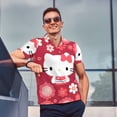thumbnail image 3 of Lsque Sanrio Pattern Golf Shirts for Men Dry Fit Print Moisture Wicking Performance Short Sleeve Polo Shirt-, 3 of 7