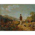 thumbnail image 2 of Carl Spitzweg 24x19 Black Ornate Framed Double Matted Museum Art Print Titled: Der Hagealz (1846-1847), 2 of 5