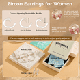 thumbnail image 6 of VEEDOFA Silver Hoop Earrings for Women,S925 Silver Plated Lightweight 20/30/40mm Hoops ﻿, 6 of 7