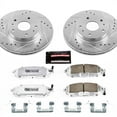 thumbnail image 3 of PowerStop Front Z26 Street Warrior Carbon-Fiber Ceramic Brake Pad and Drilled and Slotted Rotor Kit Fits: SUZUKI Select Models K5887-26, 3 of 9