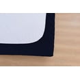 thumbnail image 5 of the Season Essentials Wrinkle Free Sheet Sets with Deep Pockets &amp; Stain Resistant, 1800 Thread Count Bamboo Based, Navy, King, 5 of 6