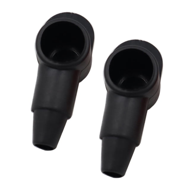 Cubierta protectora universal flexible para terminales de batería de coche o camión Negro