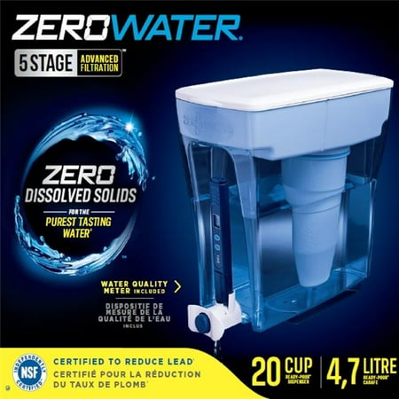 

ZeroWater Ready-Pour 160 oz Blue Water Filtration Pitcher