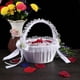 thumbnail image 1 of Elegant Large Wedding Flower Girl Basket with Lace Decorated, 1 of 4