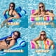 thumbnail image 2 of Paquete de 2 hamacas inflables para piscina JOYIN Saddle Lounge, 2 of 9