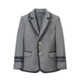 thumbnail image 2 of Chaquetas para niños, chaquetas de traje inglés para niños y niñas, chaquetas de estilo universitario, uniformes escolares, top de algodón para niñas., 2 of 6