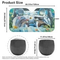 thumbnail image 5 of Binienty Dolphin Windshield Sun Shade Funny Animals Sun Visor for Car Windshield Easy Fold Automotive Front Window Cover Auto Interior Sun Protection, 5 of 8
