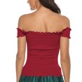 thumbnail image 4 of JMKQLZ Women's Summer One-shoulder Top, 4 of 5