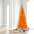 thumbnail image 2 of Vickerman 7.5' Orange Fir Artificial Christmas Tree Unlit -K162275, 2 of 3