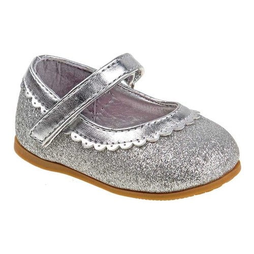 baby girl silver shoes