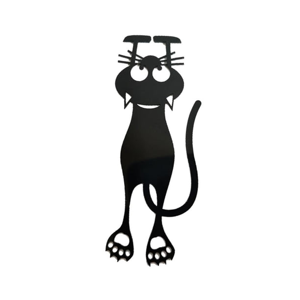 Stereo Hollow Kitten Bookmark PVC Cute Cartoon Animal Wacky Reading Marker