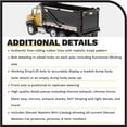 thumbnail image 5 of CAT Caterpillar CT660 SBFA with Ox Bodies Stampede Dump Truck Yellow and Black 1/50 Diecast Model by Diecast Masters, 5 of 9